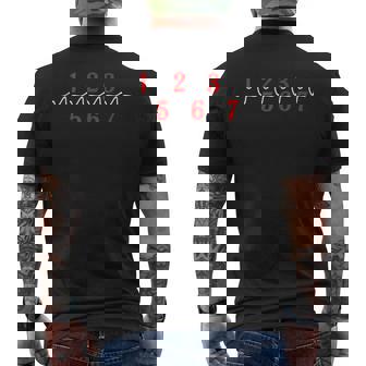Salsa Music 123 567 Salsa Heartbeat Sin Mangas Camiseta Hombre Estampado Espalda - Regaloses