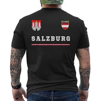 Salzburg SportFootball Jersey National Pride Austraian T-Shirt mit Rückendruck - Geschenkecke