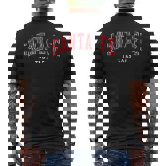 Santa Fe Texas College University Style Men's Back Print T-Shirt - Monsterry