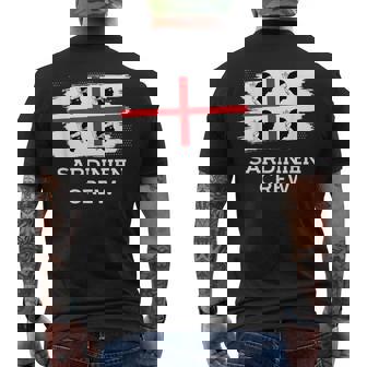 Sardinia Crew Sardinia Flag Italy Holiday T-Shirt mit Rückendruck - Geschenkecke