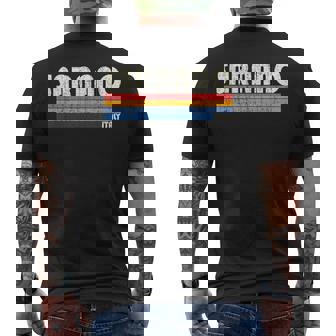 Sarnano Estilo Retro De Los Años 70 Y 80 Camiseta Hombre Estampado Espalda - Regaloses