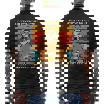 Saufen Fcken Kotzen Radler Ist Für Fotzen Lustiger Spruch T-Shirt mit Rückendruck - Geschenkecke