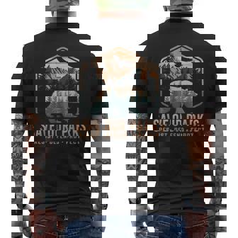 Save Our Parks Resist National Park Protect Alt Us Parks Men's T-shirt Back Print - Thegiftio