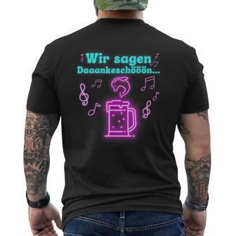 We Say Thank You Malle Party Summer 40 Years T-Shirt mit Rückendruck - Geschenkecke