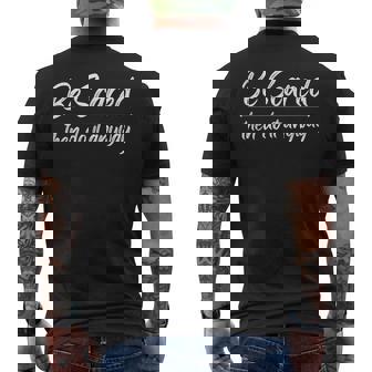 Be Scared Then Do It Anyway Fearless Self-Confidence Bravery Men's Back Print T-Shirt - Monsterry