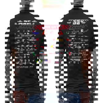 Schedule Racing Fast Cars Race Vintage Costume Formula 2025 Open Wheel Tracks Flag Lover Black Men's T-shirt Back Print | Mazezy