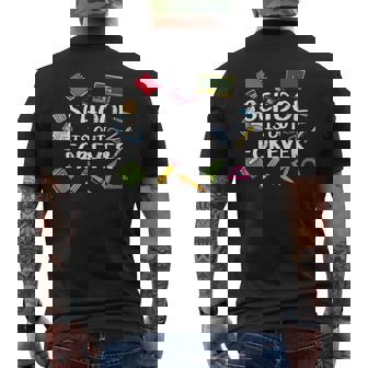 School Is Out Forever Spruch Für Schüler Schule T-Shirt mit Rückendruck - Geschenkecke