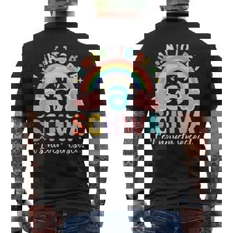 Science Of Reading I Want To Be A Schwa It's Never Stressed Men's T-shirt Back Print - Monsterry
