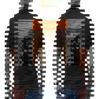 The Scream Picture Parodie Des Chats Munch Souris T-shirt imprimé au dos - Cadeauxyz
