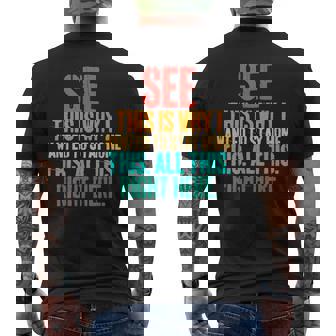 See This Is Why I Wanted To Stay Home This All This Right Men's Back Print T-Shirt - Monsterry