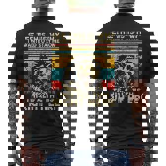 See This Is Why I Wanted To Stay Home This All This Right Men's Back Print T-Shirt - Monsterry