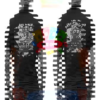 Senior-Class Of 2025 We Out-Uno Graduation Men's T-shirt Back Print - Seseable