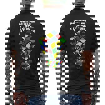 Sensibilisation Autisme Tous Différent Jeu Autiste Cadeau T-shirt imprimé au dos - Cadeauxyz