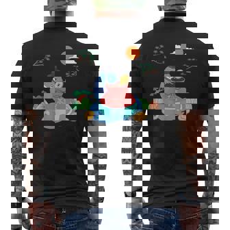 Seollal Korean New Year 2025 Decorations Year Of The Snake Men's T-shirt Back Print - Thegiftio UK