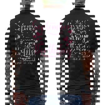 September Is My Birthday Yes The Whole Month Funny Birthday Men's Back Print T-Shirt - Monsterry