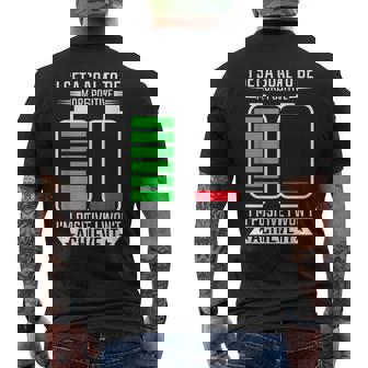 I Set A Goal To Be More Positive Quotes Future Plan Goals Men's Back Print T-Shirt - Monsterry
