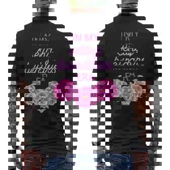 In My Setting Boundaries Era Pink Flowers Men's Back Print T-Shirt - Monsterry