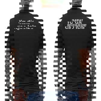 Severance Your Outie Gets No Bitches Meme Men's T-shirt Back Print - Thegiftio UK