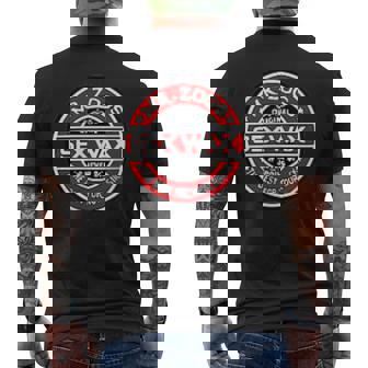 Sex Wax Surf Beach Club Clothing Men's T-shirt Back Print - Monsterry