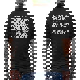 Shea Butter Baby Homeopathy Men's Back Print T-Shirt - Monsterry