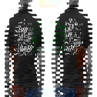 If I Shenan Once I'll Shenanigan St Patrick's Day Men's T-shirt Back Print | Mazezy