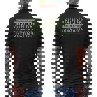 Shenanigans Supervisor Men's Back Print T-Shirt - Monsterry