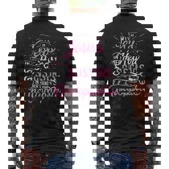 She's Unstoppable Hairdresser Scissors Hair Stylist Salon Men's Back Print T-Shirt - Monsterry