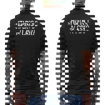 Shivering Is My Cardio Tank Top Men's Back Print T-Shirt - Monsterry