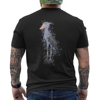 Shoe Beak Bird Singbird Bird Watch T-Shirt mit Rückendruck - Geschenkecke