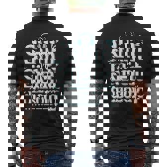 Silent Disco Party Wireless Headphones Dance Vibes Tee Men's Back Print T-Shirt - Monsterry