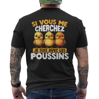 Sious Me Cherchez Je Suis Avec Les Poussins T-shirt imprimé au dos - Cadeauxyz