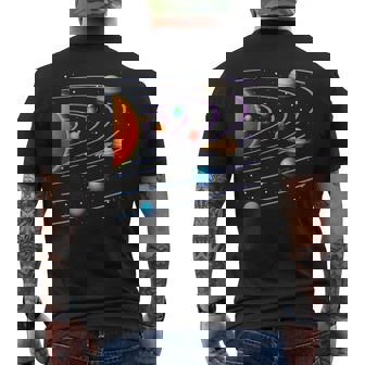 Sistema Solar Camisa Planetas Organizado Por Distancia Del Sol Camiseta Hombre Estampado Espalda - Regaloses