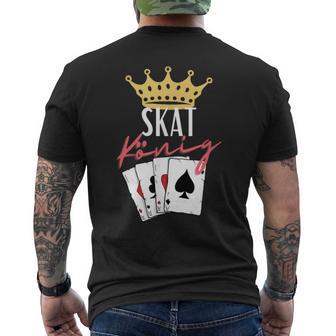 Skat König T-Shirt mit Rückendruck - Geschenkecke