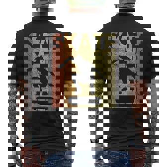 Skateboarding Vintage Skateboard Retro Skateboarder Graphic Men's T-shirt Back Print | Mazezy