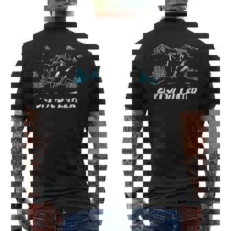 Ski You Later Winter Sportsintage Powder Snow Skiing T-Shirt mit Rückendruck - Geschenkecke