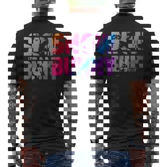 Ski Skiing Bunny Snow Bunny Men's Back Print T-Shirt - Monsterry