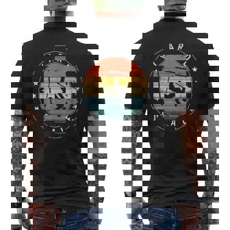 Ski Snowboard Yard Sale Skiing Snow Mountain Winter Skier Men's Back Print T-Shirt - Monsterry