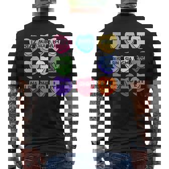 Skibidi Valentine's Day Valentines Day Rizzlers Sigma Men's T-shirt Back Print | Mazezy