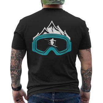 Skiing Winter Sports Apres-Ski T-Shirt mit Rückendruck - Geschenkecke