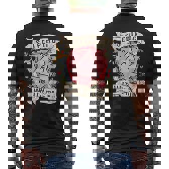 Sleeping With The Dm Men's T-shirt Back Print - Seseable