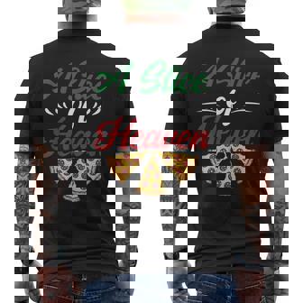 A Slice Of Heaven Mystic Pizza Lover Italia Foodie Pizza Men's Back Print T-Shirt - Monsterry