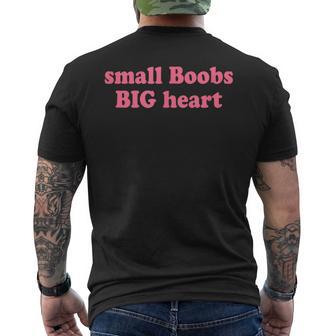 Small Boobs Big Heart Y2k 2000S T-Shirt mit Rückendruck - Geschenkecke