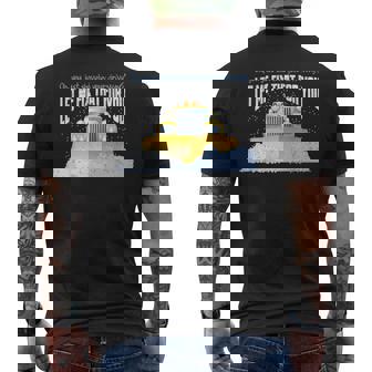 Snow Plow Driver Shirt For Snowplow Drivers Men's Back Print T-Shirt - Monsterry