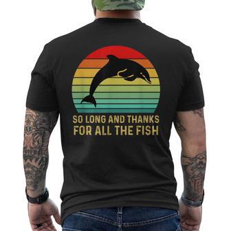 So Long And Thank You For The Whole Fishintage T-Shirt mit Rückendruck - Geschenkecke