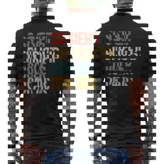 So Sieht Ein Richtig Cooler Opa Aus Großvater Saying S T-Shirt mit Rückendruck - Geschenkecke