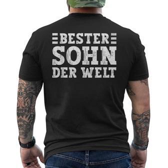 Sohnon Eltern Für Den Besten Sohn Der Welt German Langu T-Shirt mit Rückendruck - Geschenkecke