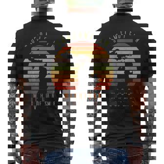 Someone In Michigan Loves Me Vintage State Retro Men's Back Print T-Shirt - Monsterry