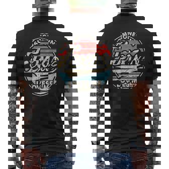 Someone In Texas Loves Me US State Cool Retro Men's Back Print T-Shirt - Monsterry