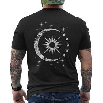 Sonne Mond Und Sterne T-Shirt mit Rückendruck - Geschenkecke