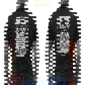 Sorry Ladys Dieser Bart Istergeben Funalentinstag Spruch T-Shirt mit Rückendruck - Geschenkecke